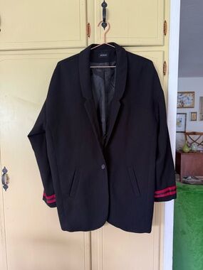 Kookai Black Tailored Jacket with Satin Lining